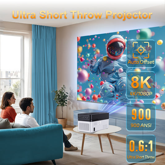 Ultra-short Focus 8k Smart 1080p Projector