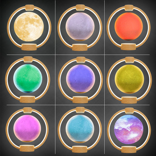 Maglev Moon Light Bluetooth 3D Colorful Glare