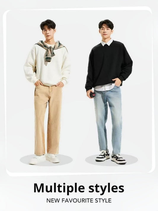 Jacquard Round Neck Hoodie