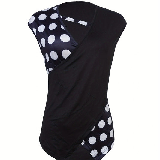 Women's Sleeveless Collar Top