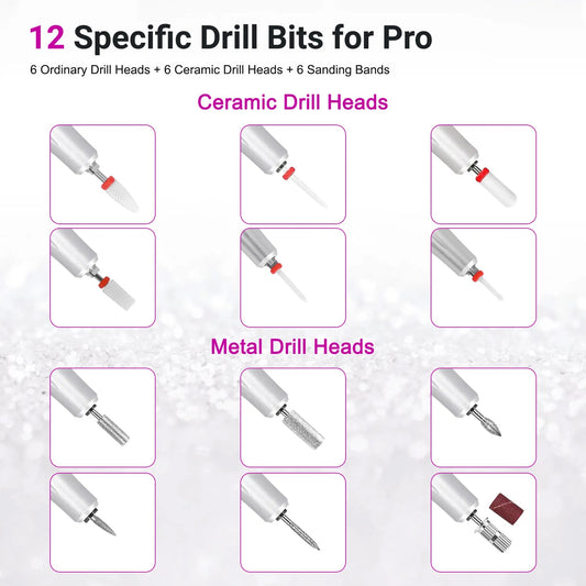 Portable Electric Nail Drill & Milling