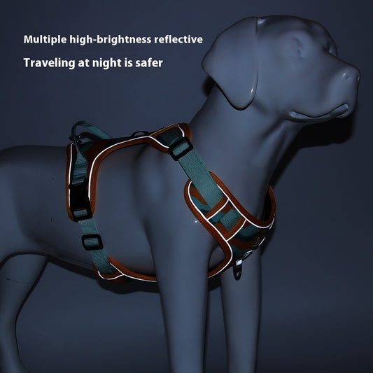 Dog Chest And Back Reflective Commuter