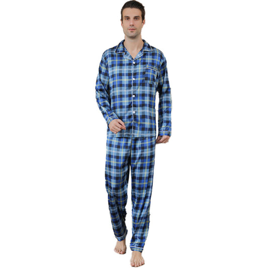 Ice Silk Men's Pajama Set