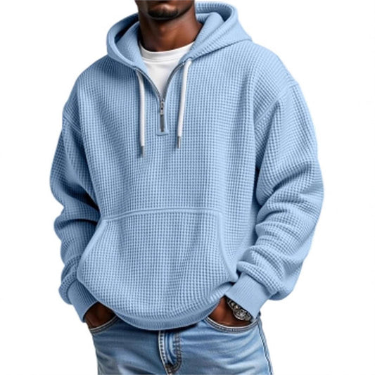 Men's Double Hood Zipper Hooded