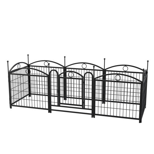 Dog Playpen Indoor 24 Inch 8 Panel Metal