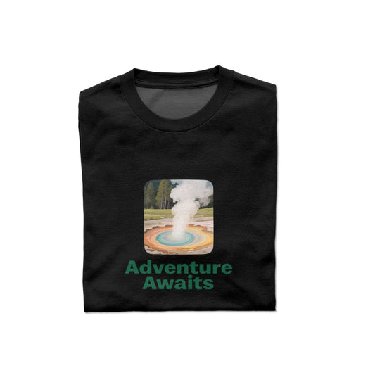 Solid Color Printed Men's Pure Cotton T-shirt