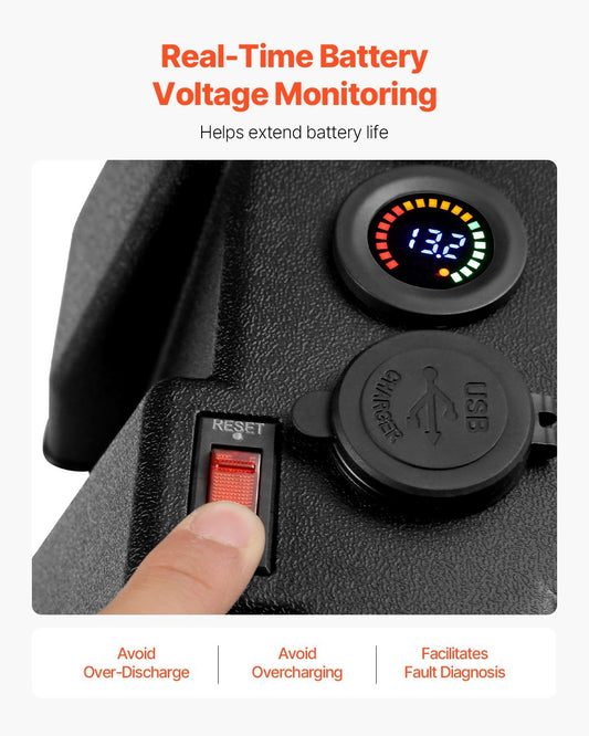 Smart Battery Box 12V/24V/36V For Trolling Motor