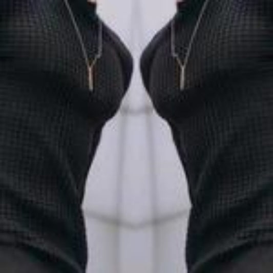 Jacquard Round Neck Hoodie