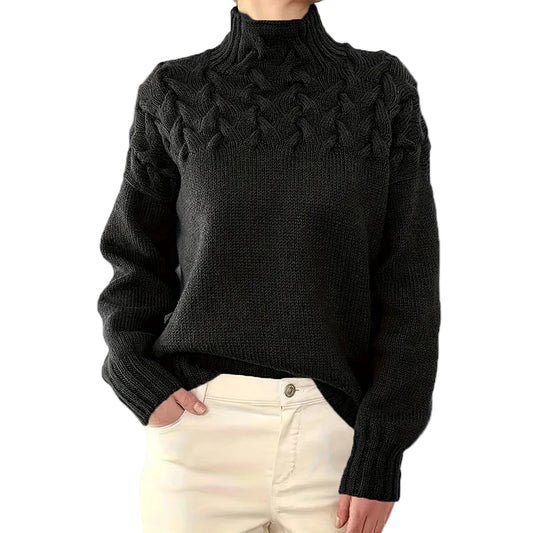 Plus Size Women's Turtleneck