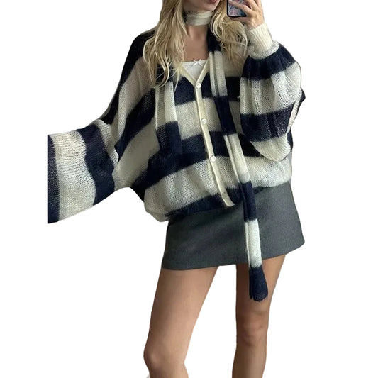 V Neck Open Front Button Up Loose Coats