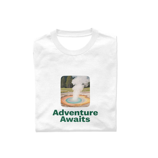 Solid Color Printed Men's Pure Cotton T-shirt