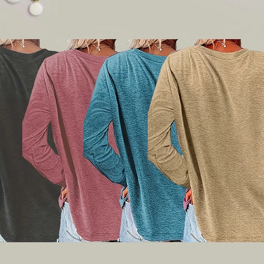 4 Packs Dandelion Graphic Tops