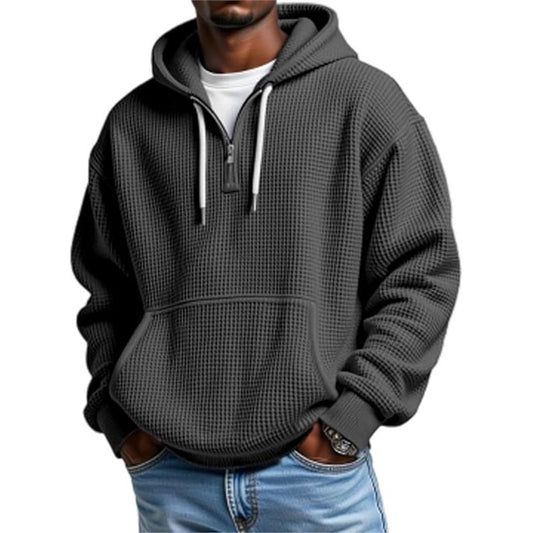 Men's Double Hood Zipper Hooded