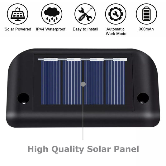 4x Solar Deck Lights | Outdoor