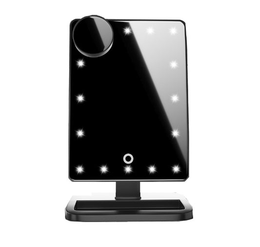 Touch Screen Makeup Mirror With 20 LED's
