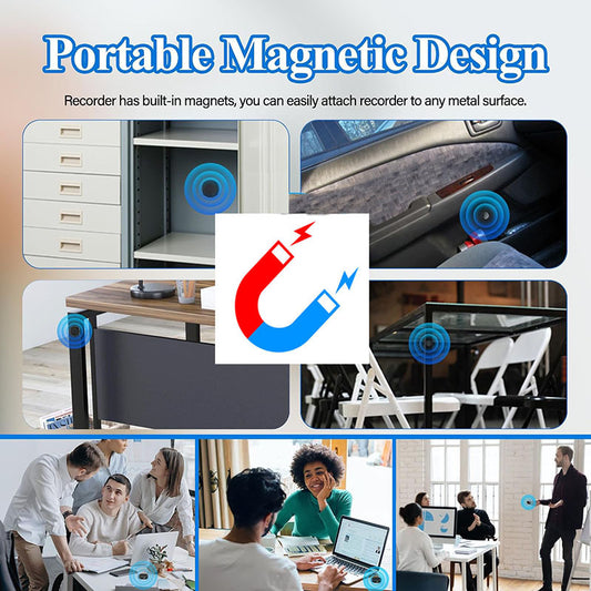 Magnetic Voice Activated Recorder Device,MP3