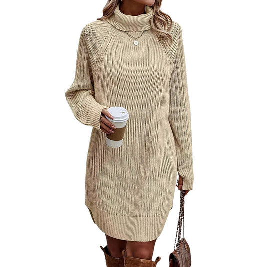 Women's Turtleneck Sweater Dress
