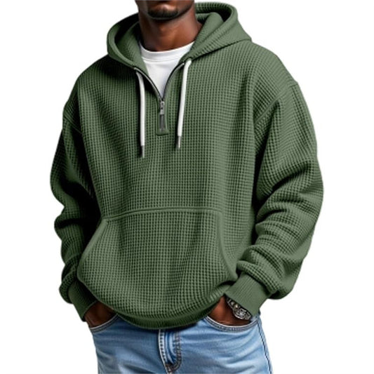 Men's Double Hood Zipper Hooded