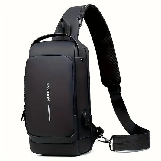 Men Waterproof Motorcycle Chest Bag