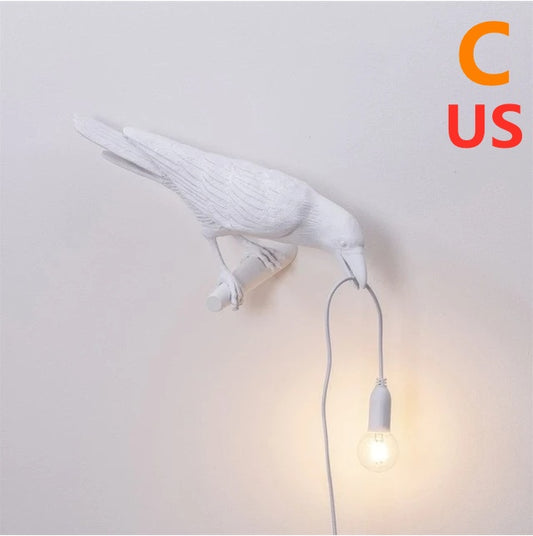 Raven Bird Lamp | Decor