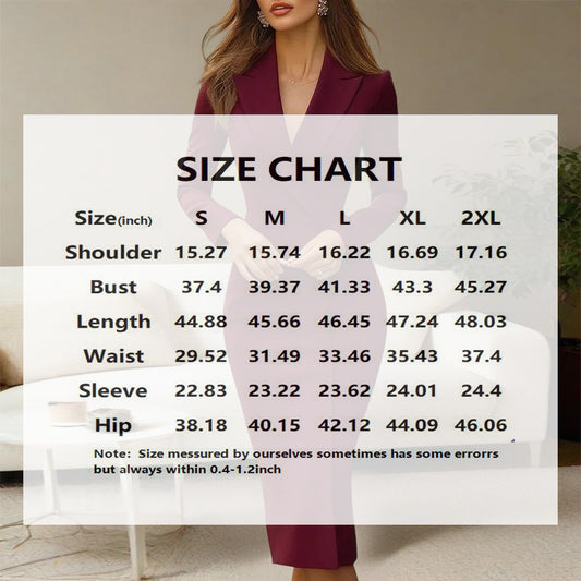 Women's V-Neck Blazer Dress