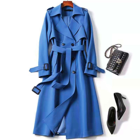 Women's Classic Belted Trench Coat