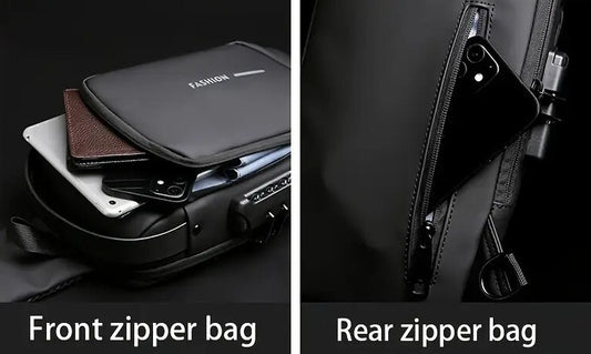 Men Waterproof Motorcycle Chest Bag