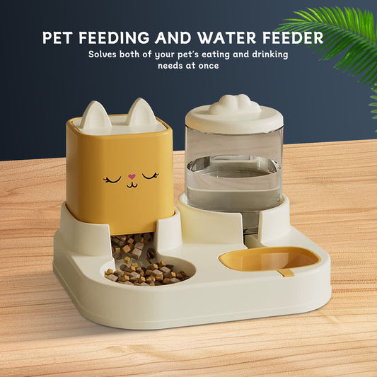 Pet Feeding And Drinking Device
