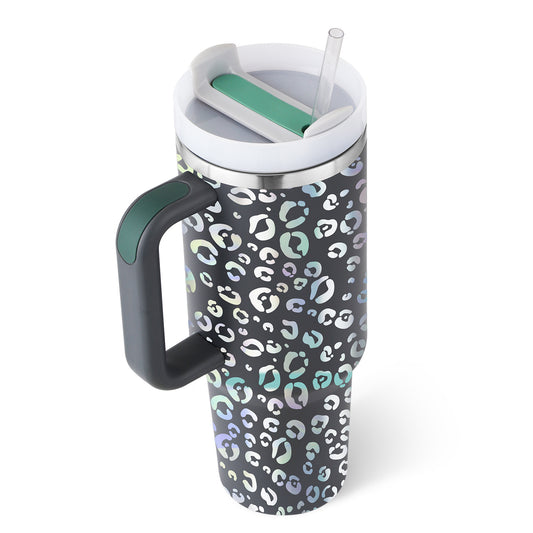 40 Oz Tumbler With Handle Straw