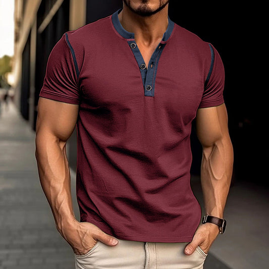 V neck Polo Shirt S