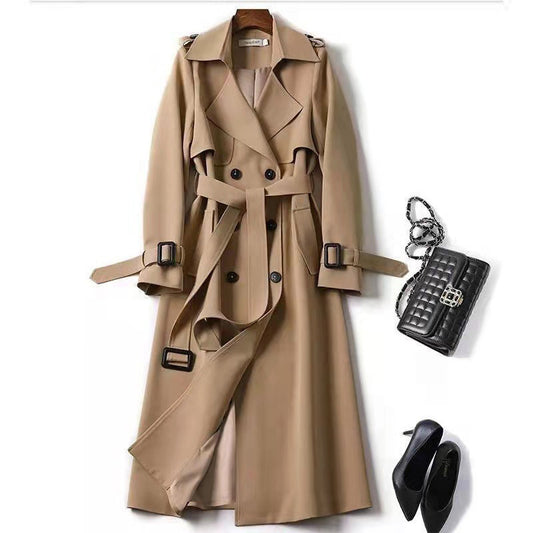 Women's Classic Belted Trench Coat