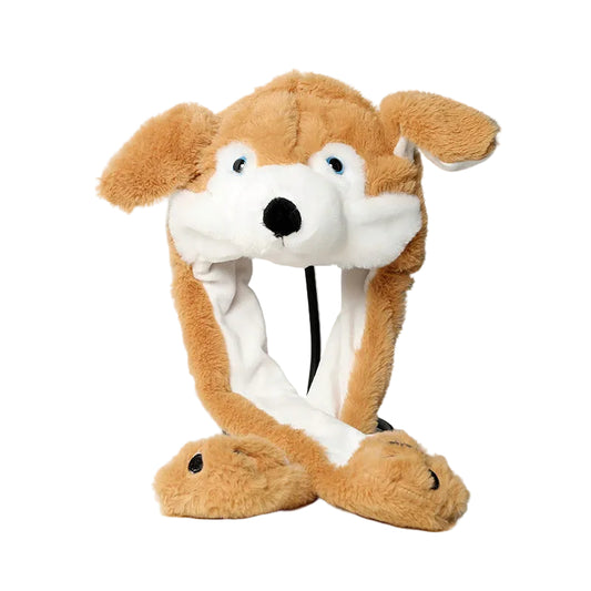 Plush Moving Ear Hat
