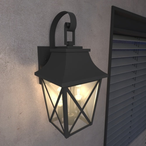 Black Wall Light | 2 Lights