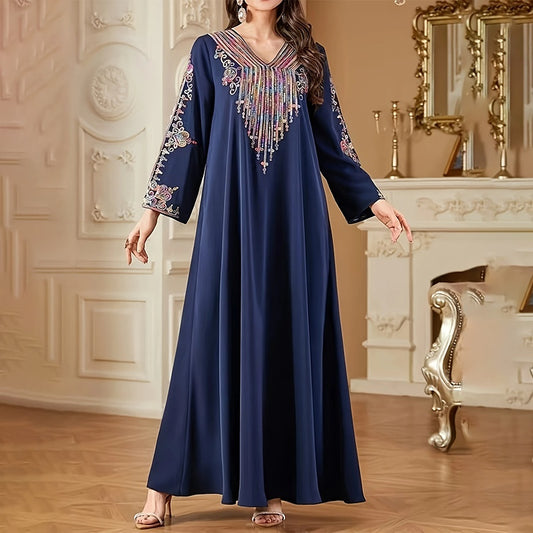 Boho Vintage Long Sleeve Maxi