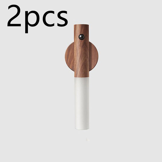 Smart LED Magnetic Wood Wireless Night Light