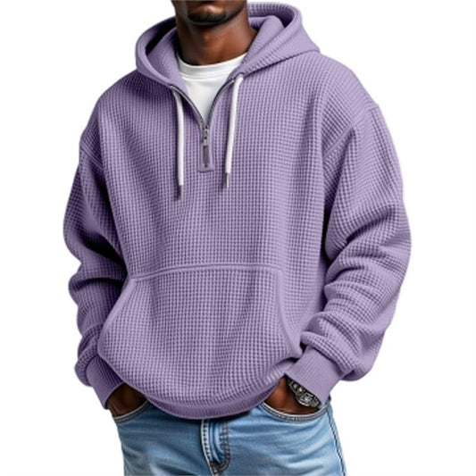 Men's Double Hood Zipper Hooded