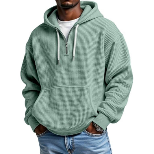 Men's Double Hood Zipper Hooded