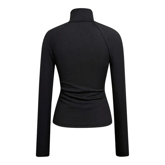Half-Zip Long Sleeve Knit Shirt