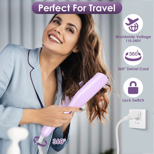 1Pc Hair Iron Curling Waver With Ceramic 1.41inch Barrel