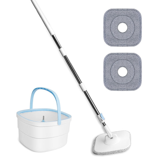 Spin Mop And Bucket With Wringer Set