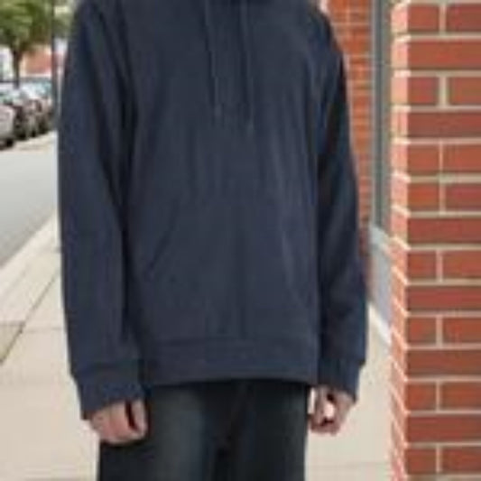 Jacquard Round Neck Hoodie For Men