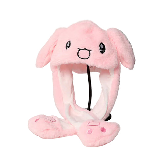 Plush Moving Ear Hat