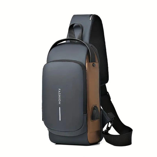 Men Waterproof Motorcycle Chest Bag