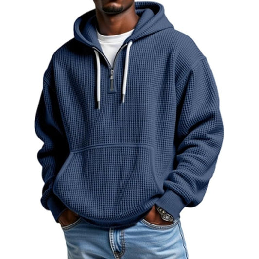 Men's Double Hood Zipper Hooded
