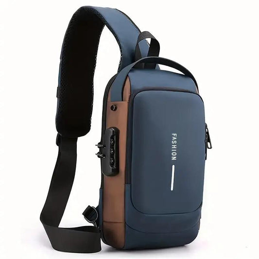 Men Waterproof Motorcycle Chest Bag
