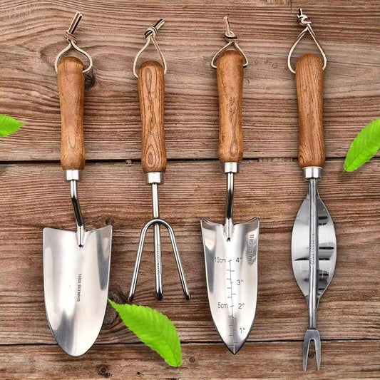 Wooden Handle Steel Gardening Tools