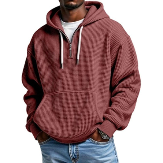 Men's Double Hood Zipper Hooded