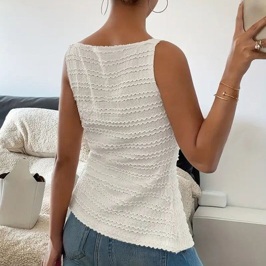 Womens Trendy Square Neck Vest Top