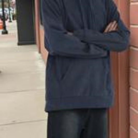 Jacquard Round Neck Hoodie For Men