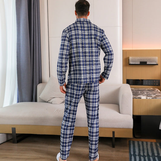 Ice Silk Men's Pajama Set